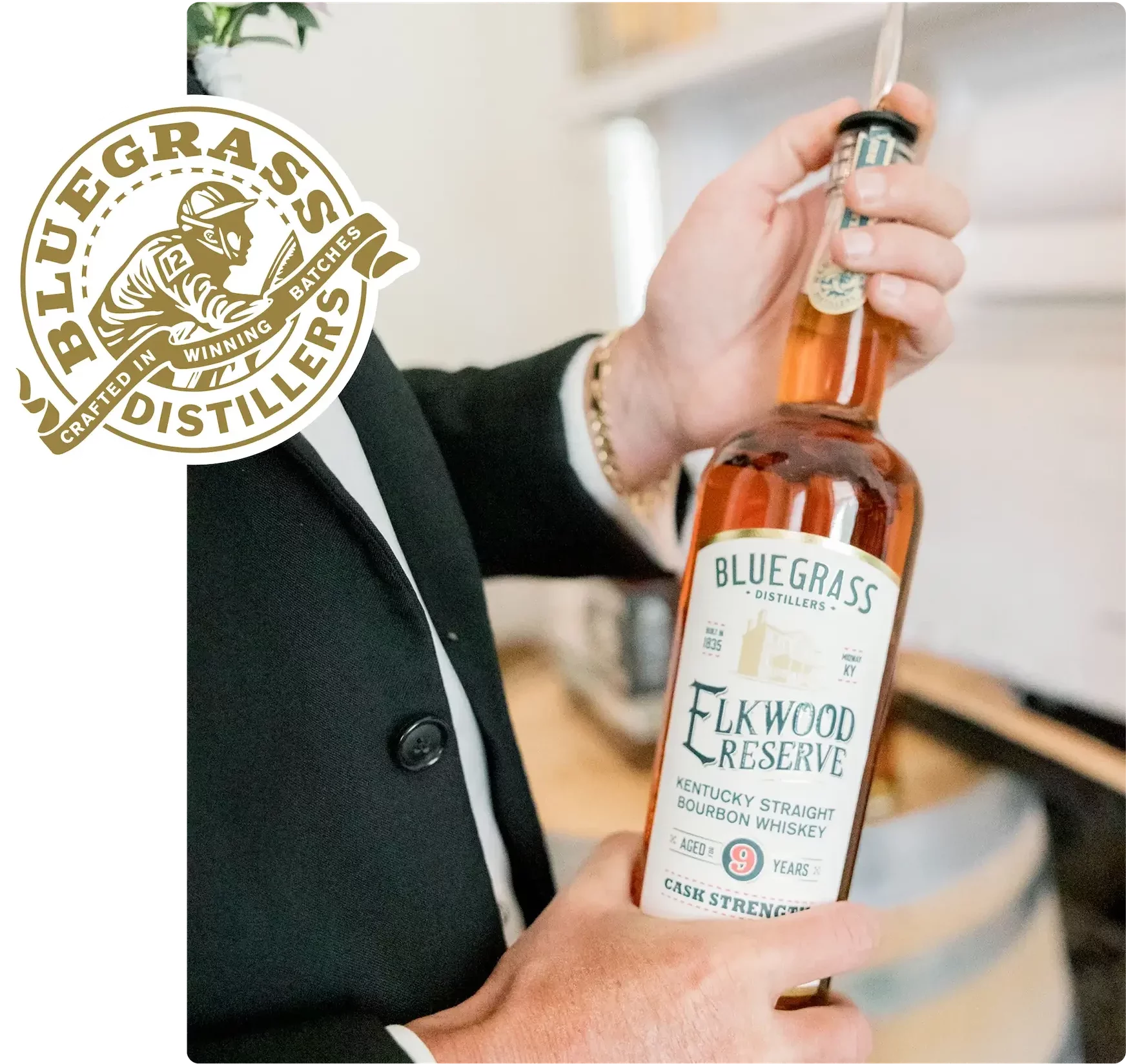 Bluegrass Distillers Elkwood Reserve bourbon
